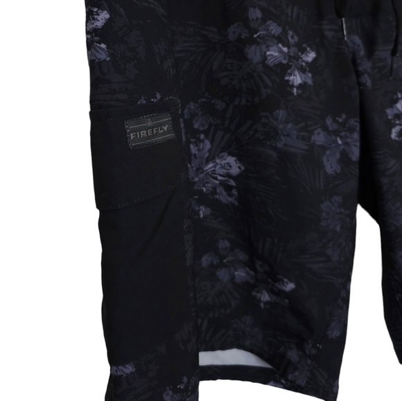 Firefly Grey Black Colourblock  Boards Shorts Cargo Pocket 36 waist - Picture 5 of 9